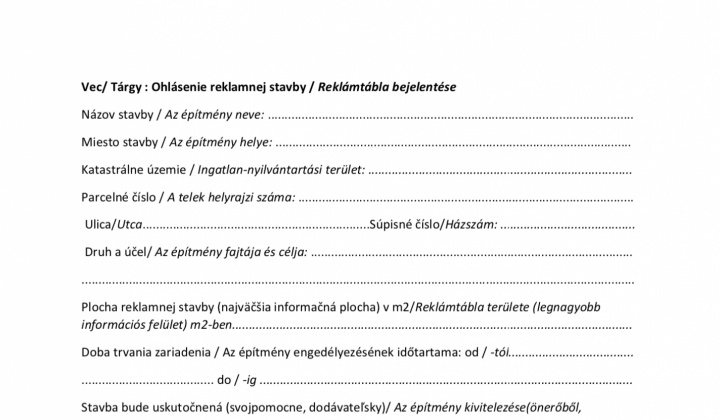 Tlačivá