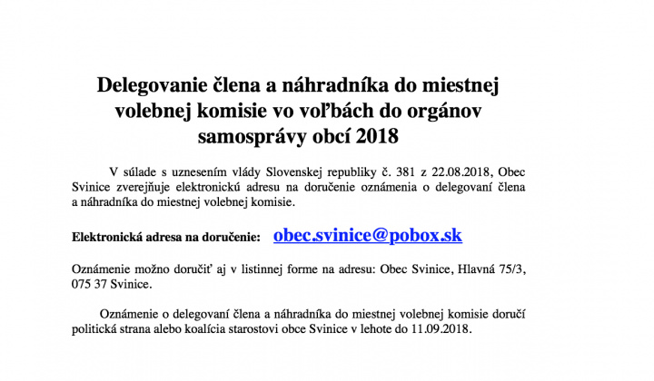 Voľby / Voľby do orgánov samosprávy obcí 2018 - foto