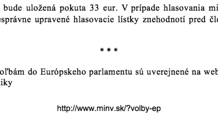 Voľby / Voľby do EP 2019 - foto